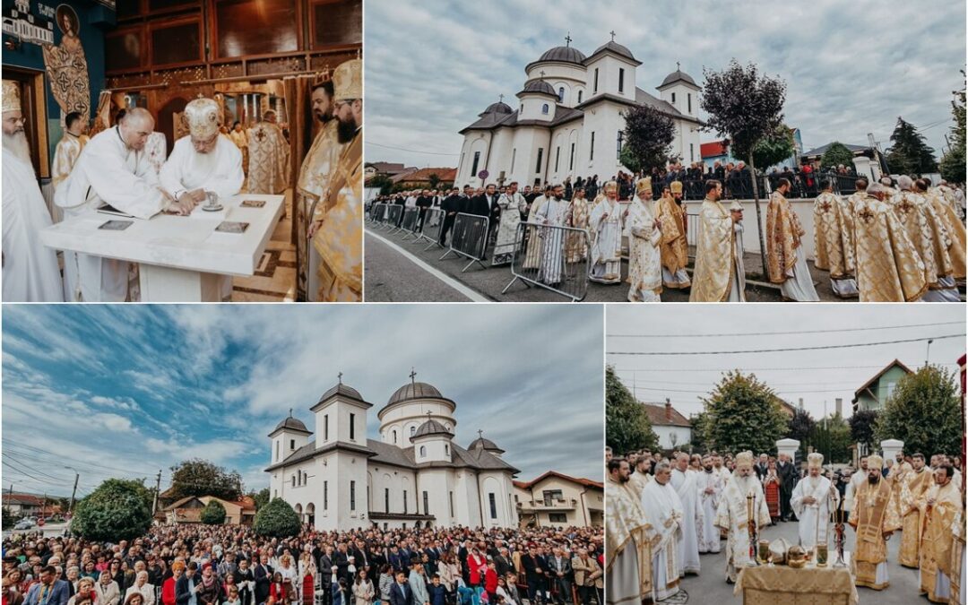 Biserica „Sf. Arh. Mihail și Gavriil” din cartierul clujean Dâmbul Rotund, resfințită de trei ierarhi