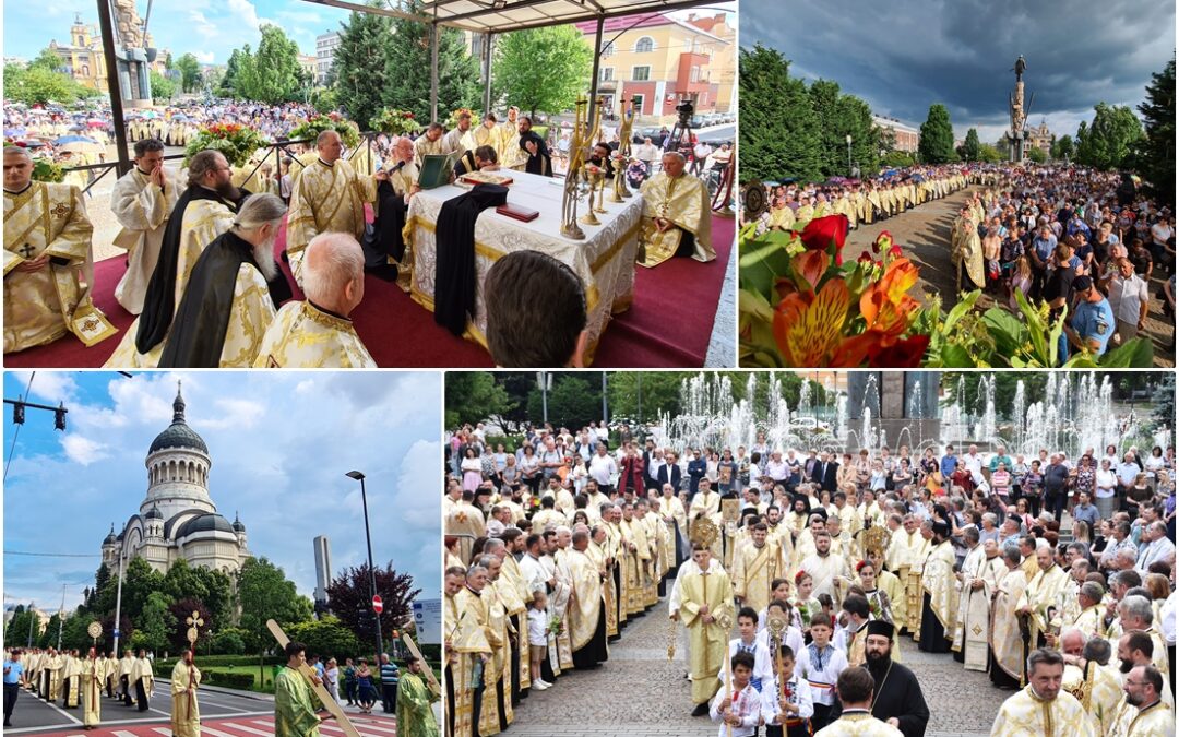 Vecernia plecării genunchilor și Procesiunea de Rusalii, la Cluj-Napoca