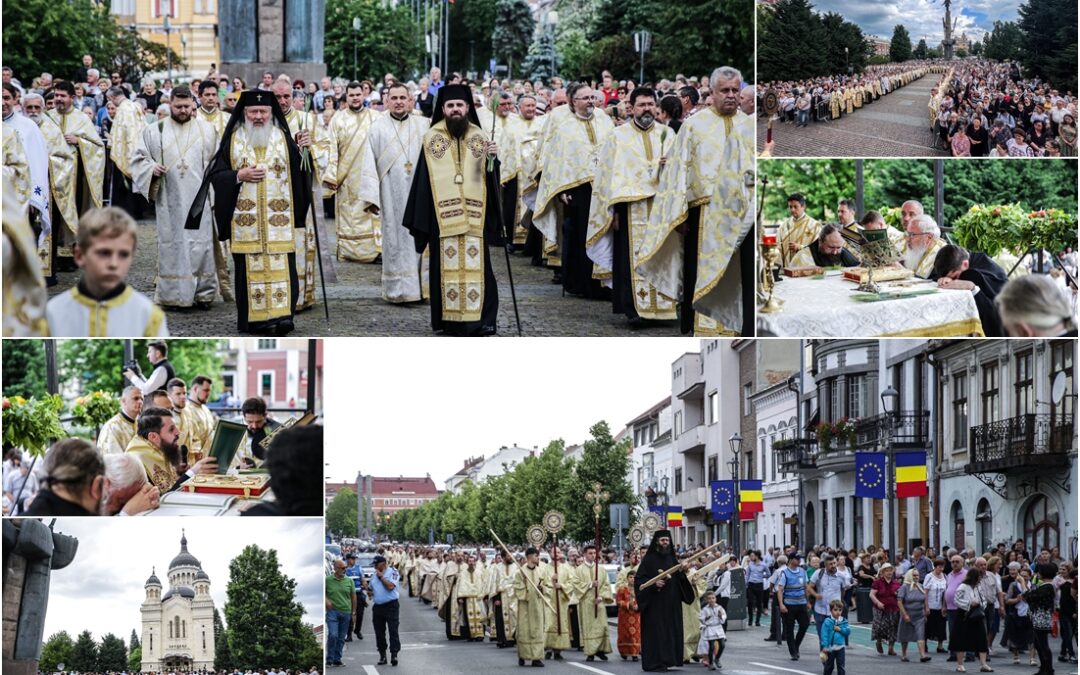 Vecernia plecării genunchilor și Procesiunea de Rusalii 2023, la Cluj-Napoca